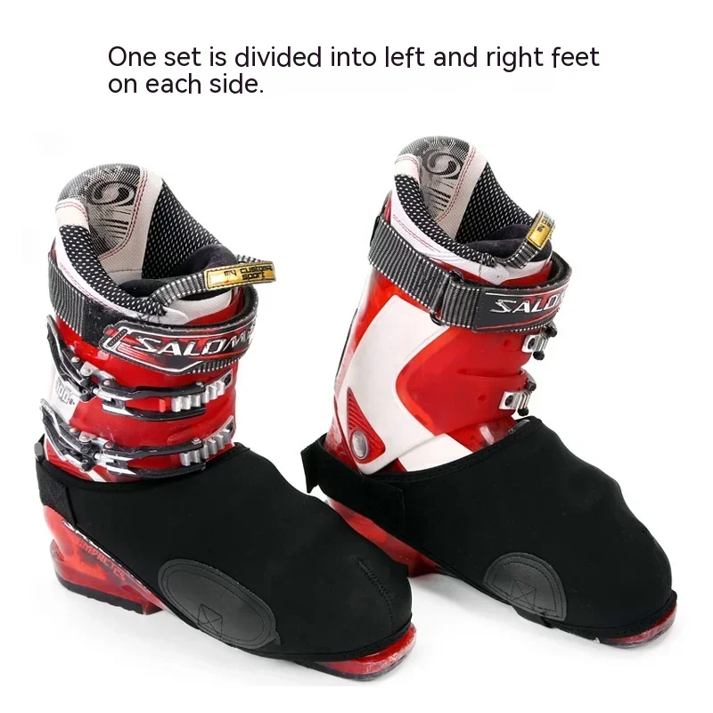 Dual Skate Snowshoe Covers Windproof Insulated Ski Boot Covers Polyester Boot Winter Ski Sports Warm Accessories