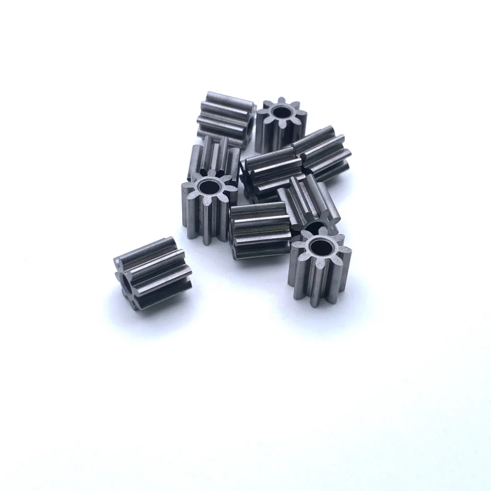 스퍼 기어 정밀 마이크로 피니언, DIY 모터 모델, 8 톱니, 1M, 8 T, 2.3mm, 3.5mm