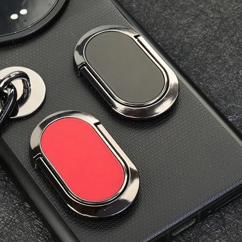 럭셔리 금속 휴대 전화 소켓 홀더 유니버설 360 학위 회전 손가락 반지 지원 자기 자동차 브래킷 스탠드 액세서리