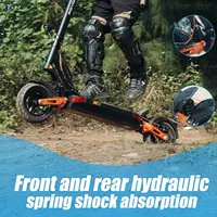 Trottinette électrique adulte Joyor T10, batterie 60V 18Ah, moteur 1000W*2, vitesse 25 km/h, autonomie 75 km, pneus 10 pouces pour routes de montagne 4