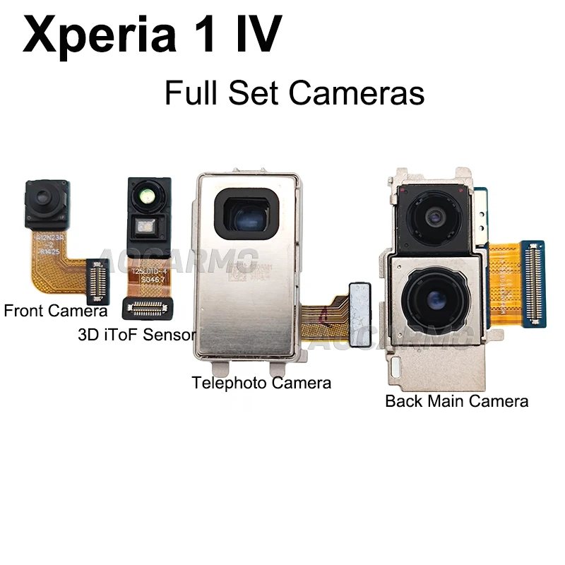 Sony Xperia 1IV セット Aocarmo For Sony Xperia 1 IV XQ-CT72 Front Facing Back Ultra Wide