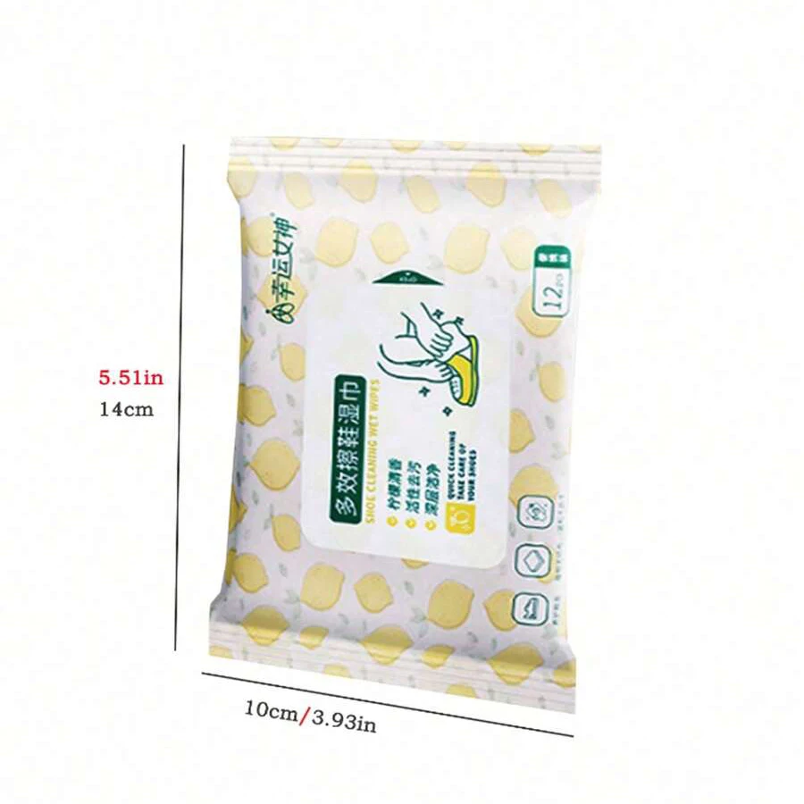 Disposable Shoes Cleaning Wipes Portable Sneaker Quick Wipe Cleaning Tools Shoe Cleaner Eraser and Refresher 12/36/60/96/120PCS 6
