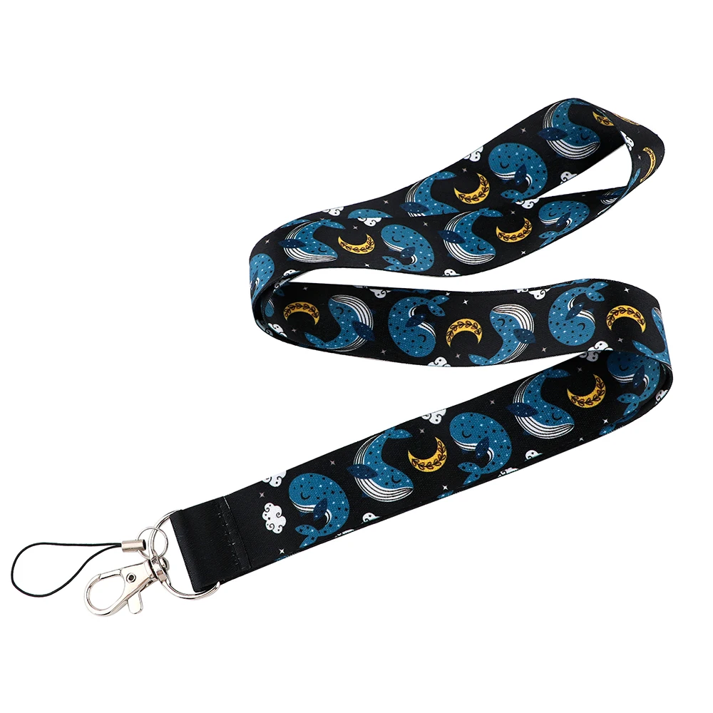 P5710 Famous Planets Cute Lanyard Keychain ID Card Pass Gym Mobile Phone USB Badge Key Ring Holder Neck Straps Nurse Accessories