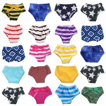 Biancheria intima per bambini, leggings con fiocco carino, biancheria intima multi-motivo per bambole da 43 cm e vestiti per bambole americane da 18 pollici, giocattolo fai da te per ragazze