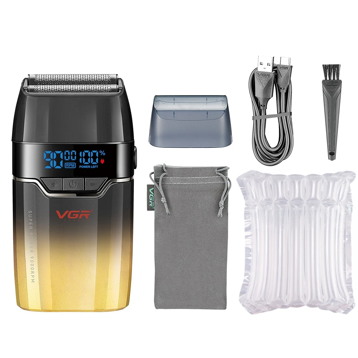 ماكينة حلاقة VGR كهربائية ماكينة تشذيب اللحية 9000...