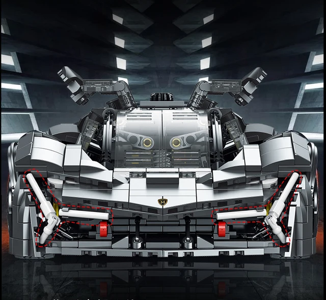 MERK Technique Voiture de course pour Lamborghini Centenario, 3842 pièces  Kit de modélisation de voiture adulte, compatible avec Lego Technic, bleu,  59 x 25 x 13 cm : : Jeux et Jouets