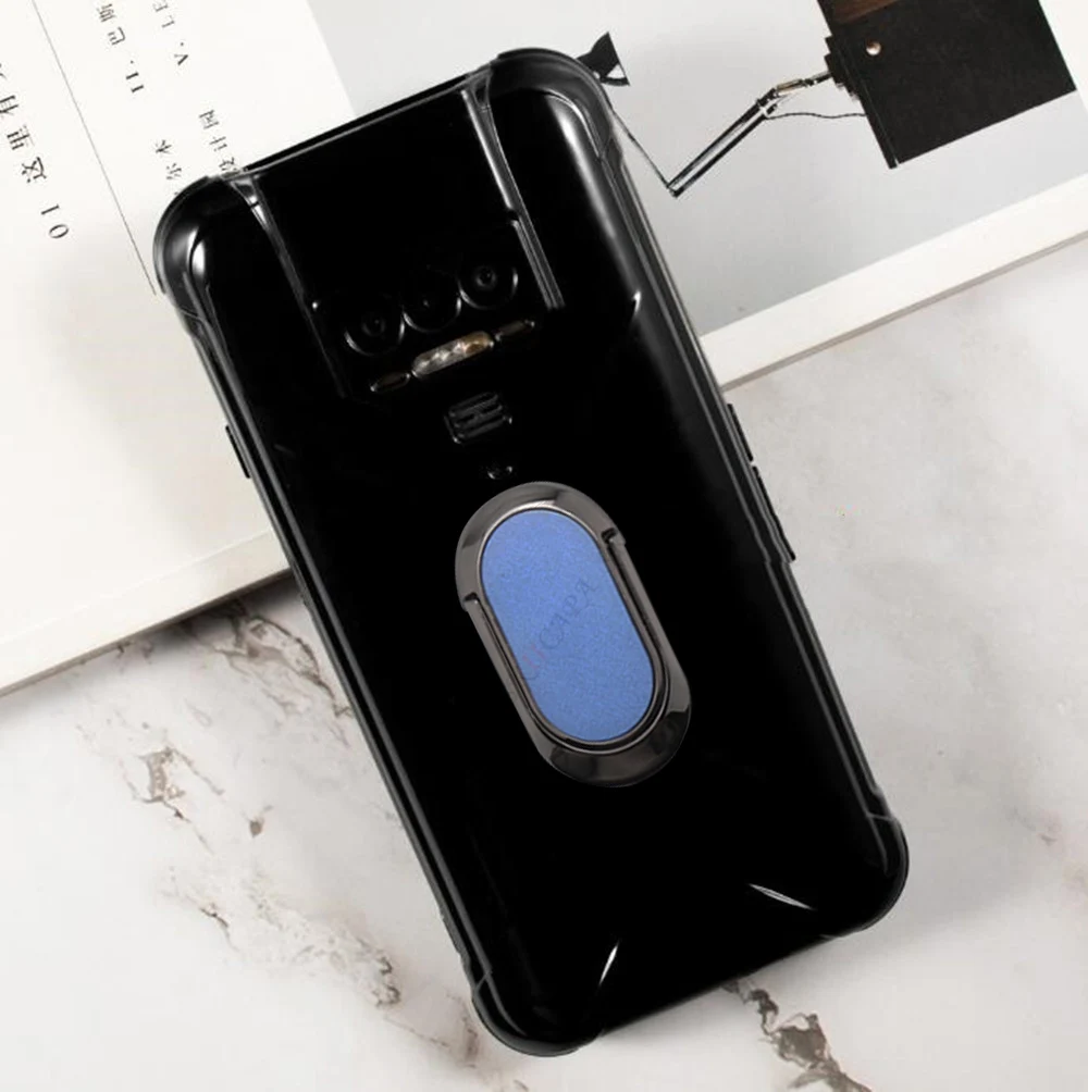 Durable Back Ring Holder Phone Cover - TPU Soft Silicone Case