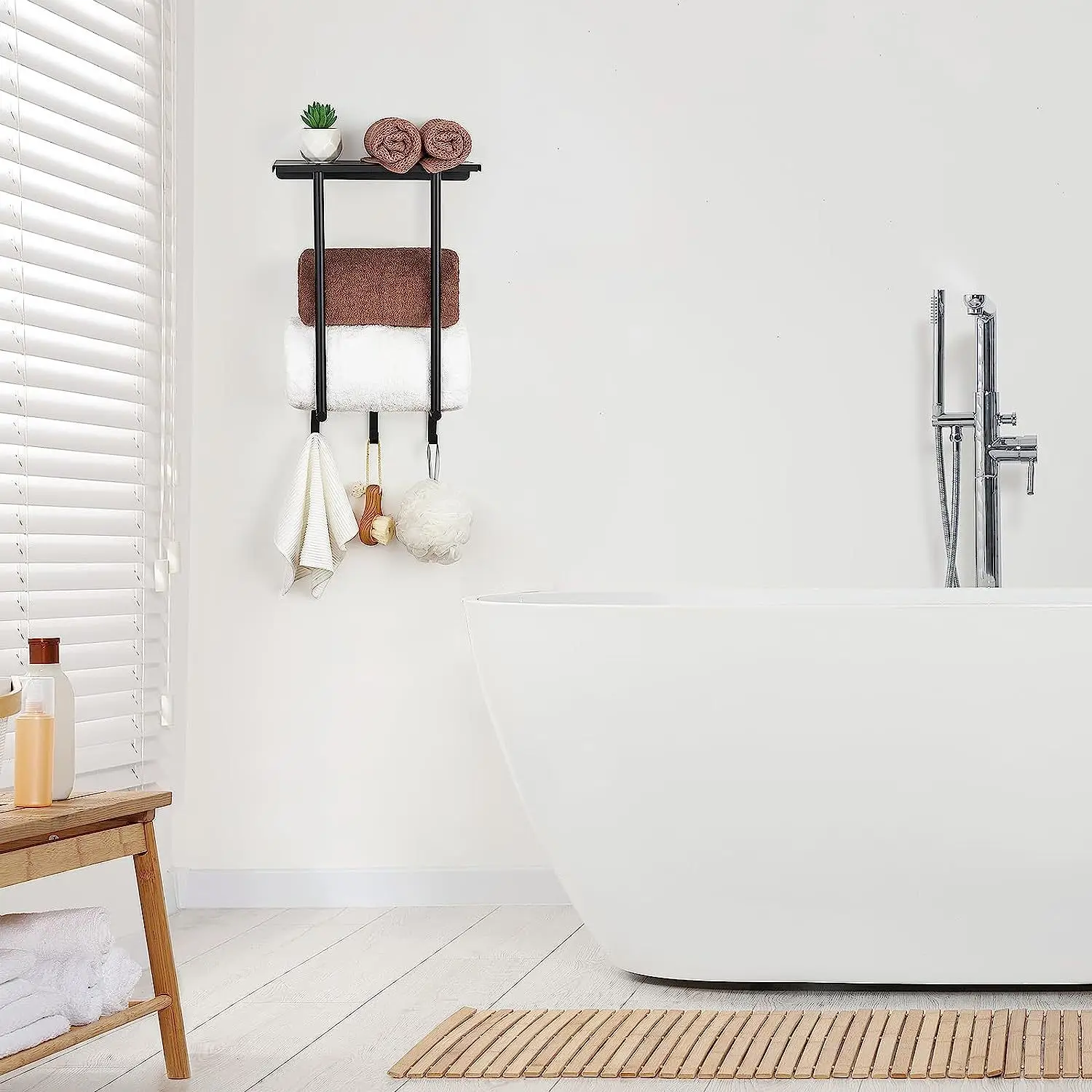 Bathroom Storage Towel Rack, Bathroom Accessories, Towel Holder, Hot Sale