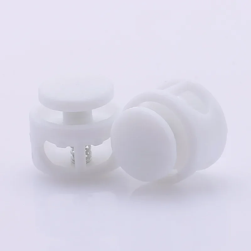 Detachable Stopper Cord Lock Stopper Cord Stopper Cord Lock Cord End Lock 10pcs Colorful Garment Stoppers Round Nylon Cord Locks Metal Spring Anti-slip Stoppers Garment Accessories