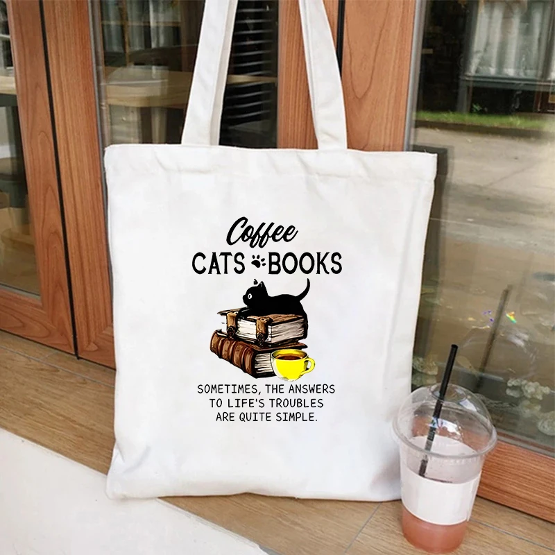 Women Canvas Tote Bag Shopping Book Handbag Shoulder Bags