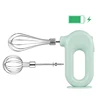 USB Electric Blender Wireless Portable Mixers with 2 Mixing Head Food Mixer Handheld Rechargeable Whisks Dough Stirrer Eggbeater 1
