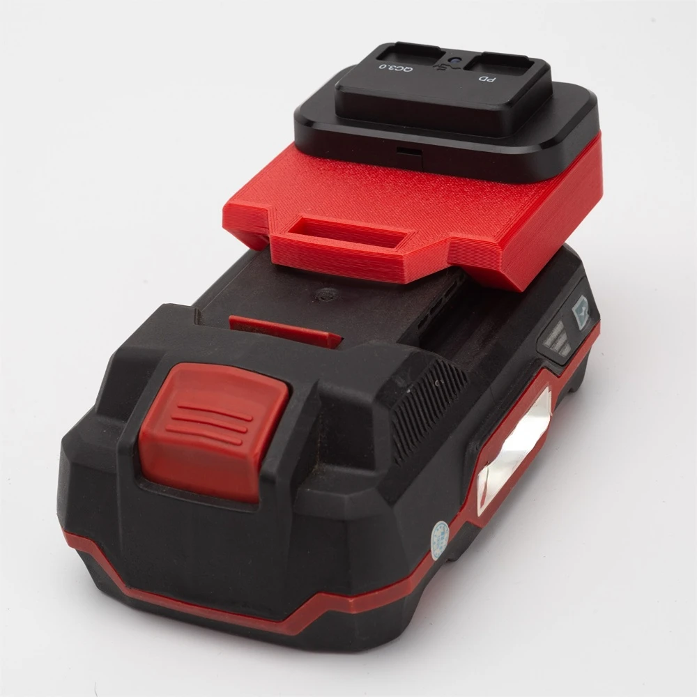 USB Power Source Adapter for Lidl Parkside X20V LiIon Batteries PD/QC3