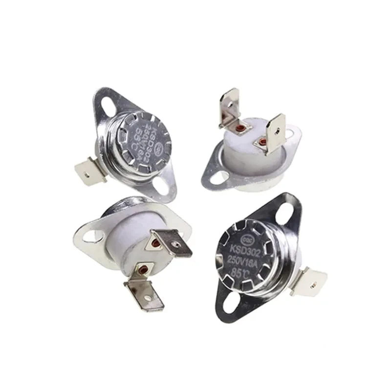 KSD302 16A 250V 40-300 stupňů keramika KSD301 běžně zavřeno otevřený teplota spínač termostat 45C 85C 95C 135C 160C 220C 300 c