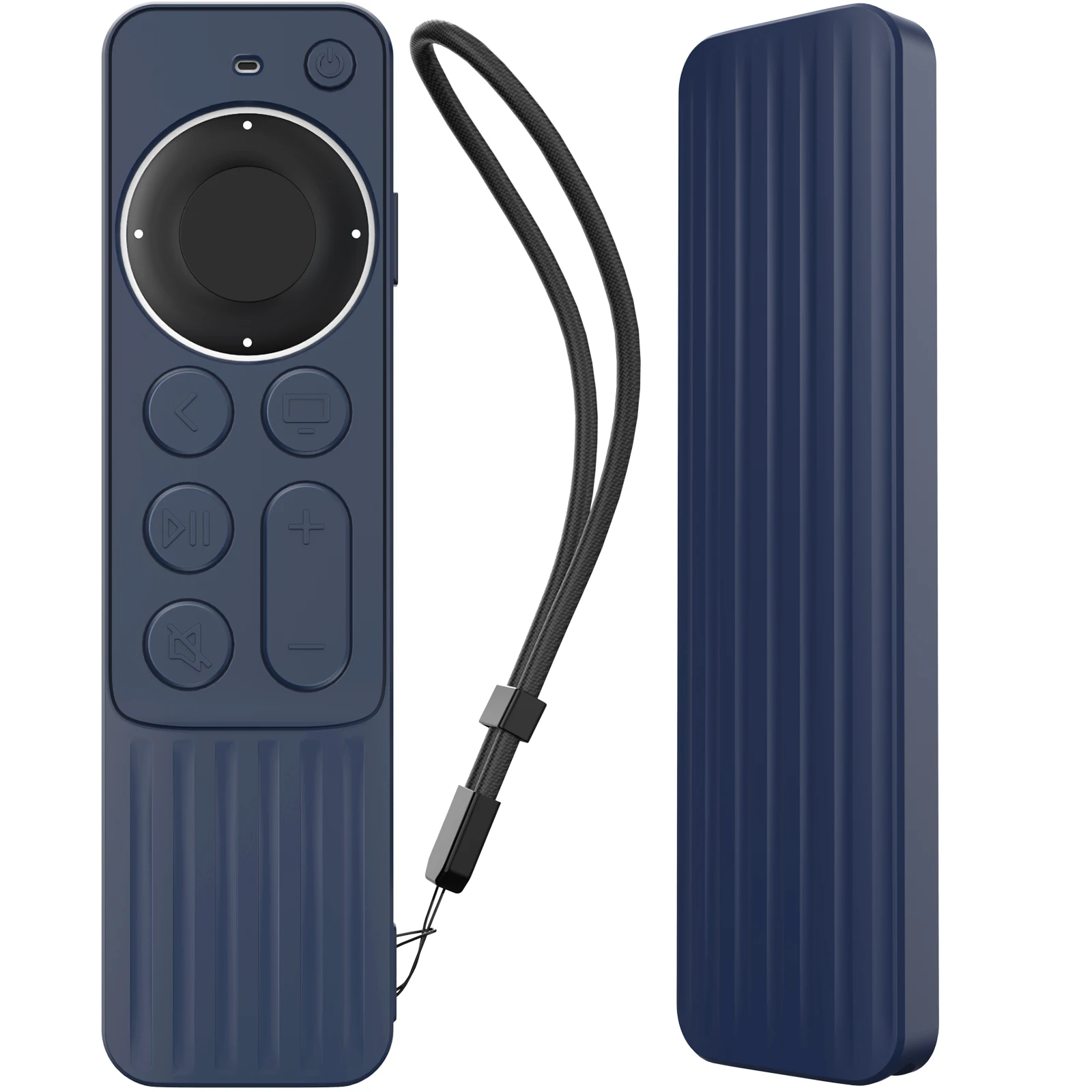 For Apple TV New Remote Control Silicone Protective Stripe Slim Anti-Slip And Anti-Fall Protector Case For Siri Remote 2&3
