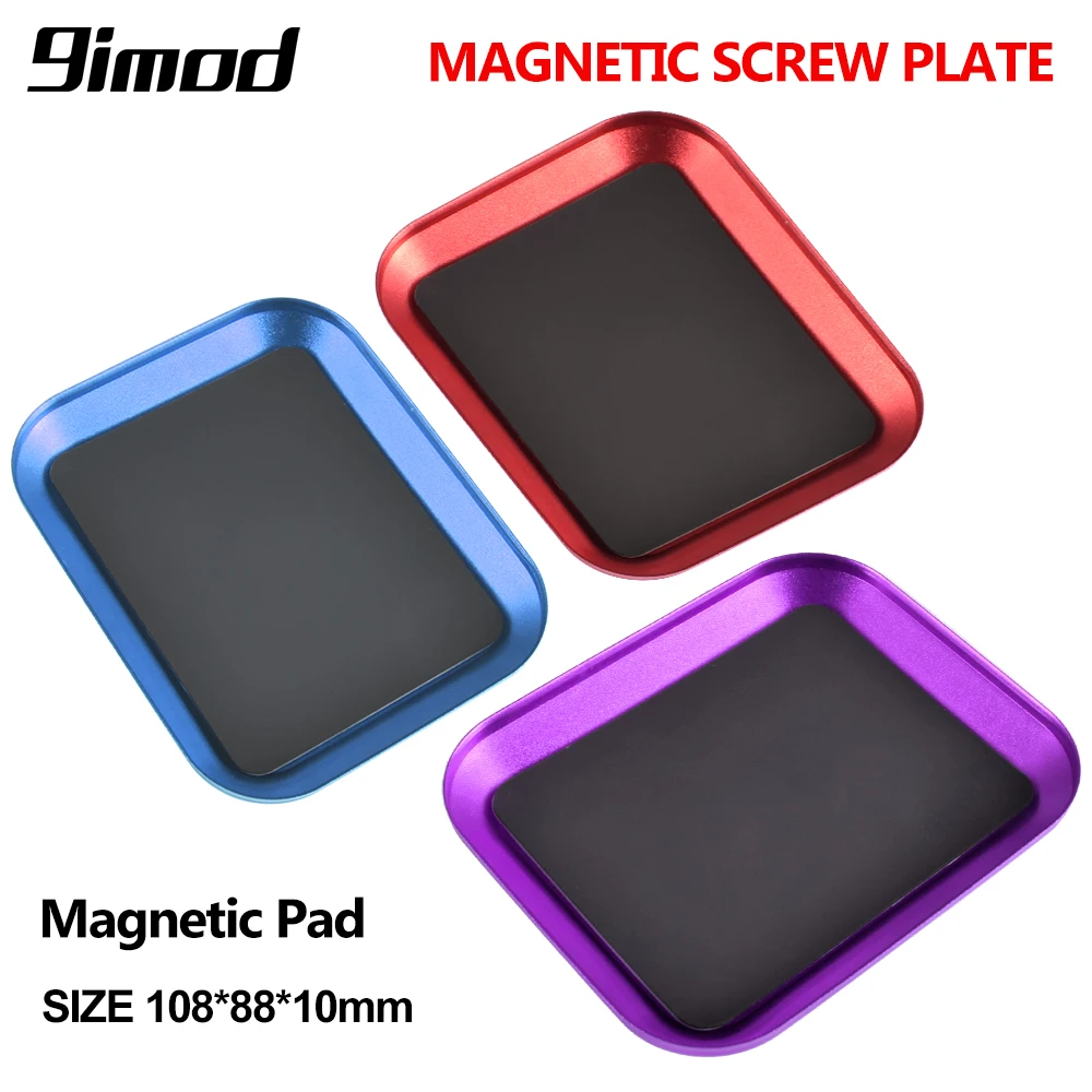 

9IMOD RC Screw Tray with Magnetic Pad Aluminium Alloy Magnet Screws Disk for RC Model