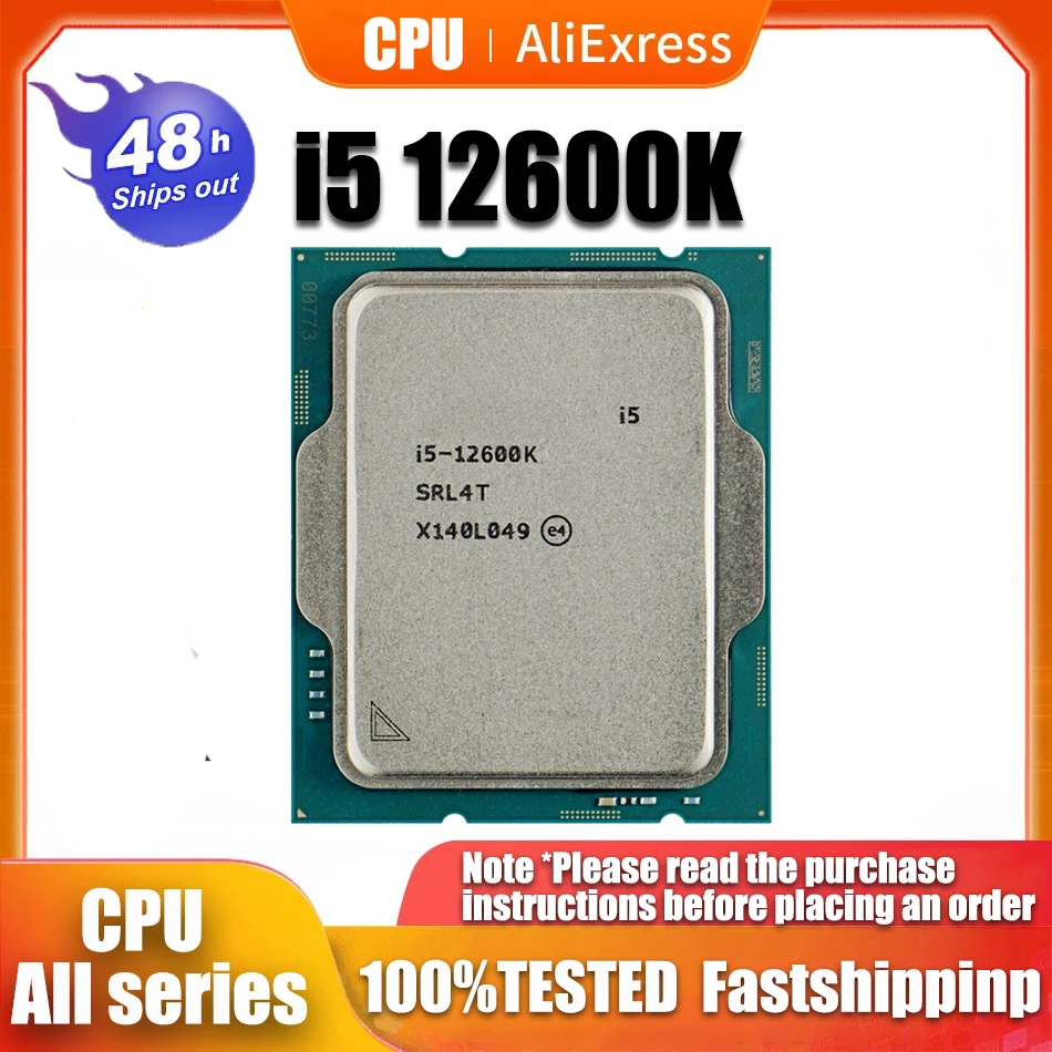 Nuovo Processore Cpu Intel Core I5 12600K 3.4Ghz Ten-Core A Sedici Thread 10Nm L3 = 20M 125W Lga 1700 No Cooler