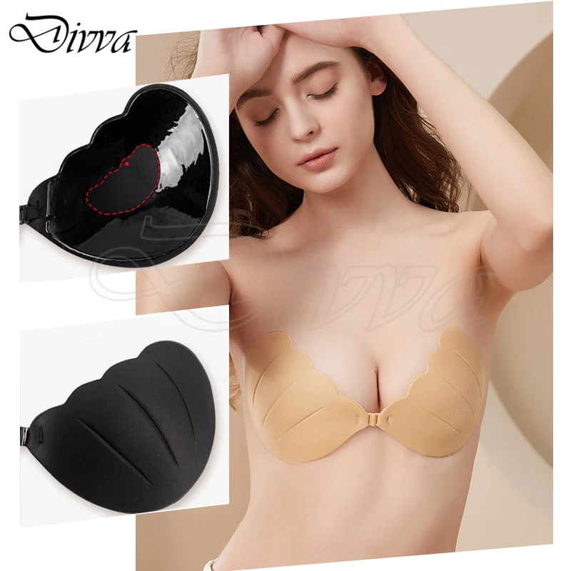 Многоразовый невидимый бюстгальтер пуш-ап, Женский силиконовый бюстгальтер, дышащие наклейки на грудь, Женский самоклеящийся невидимый бюстгальтер, лифтинг Ta