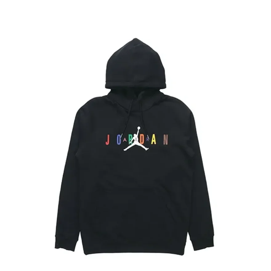 NIKE Sport Dna Hbr Patch Pattern Padded Knit Pullover Sweatshirt Men Black