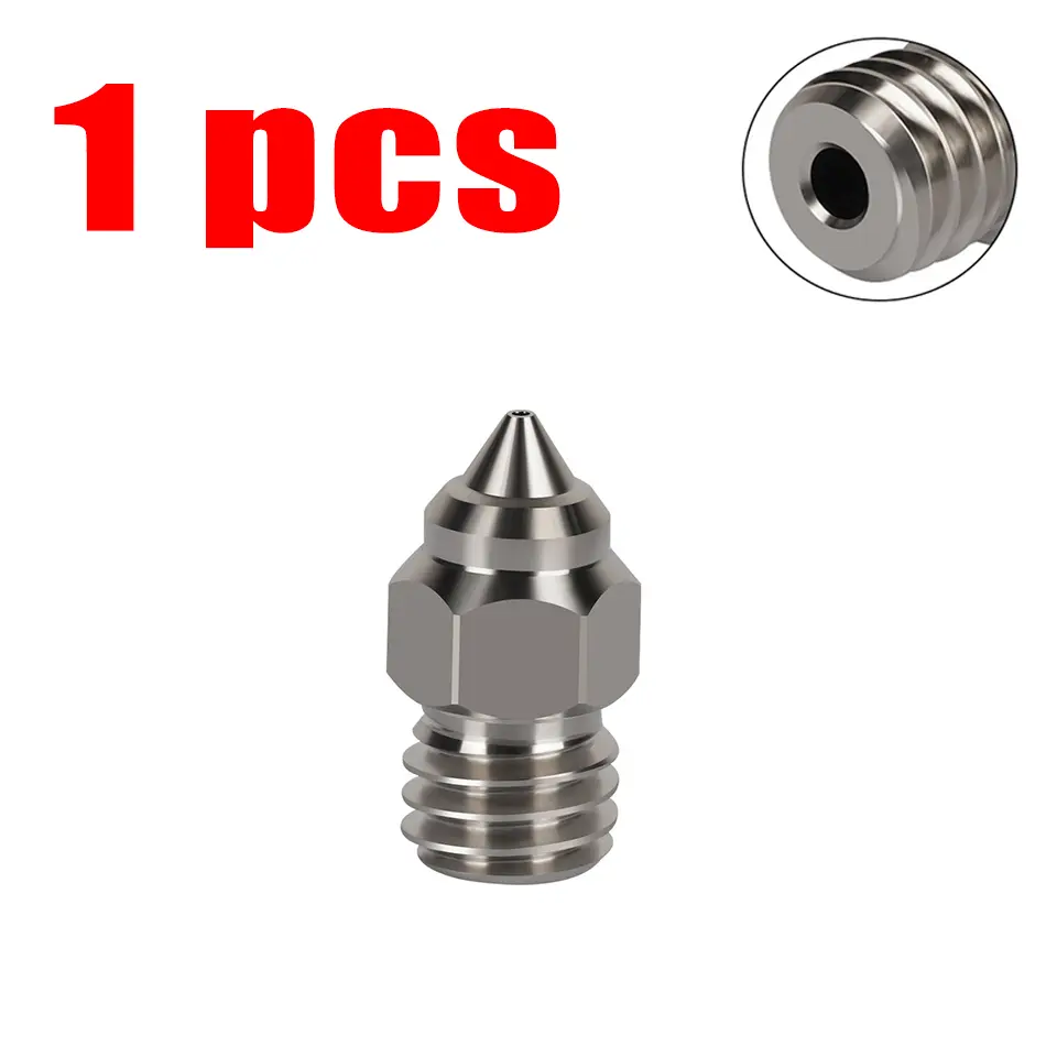 MK8 Nozzle For CR-6 SE Hard Steel Brass Copper Plated Nozzles for CR6 SE CR5 Pro Ender 3 S1 Pro CR10 V2 Ender5 Nozzle 0.4 0.6mm image 9