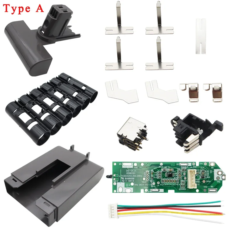 Batteria Custodia in plastica Circuito di ricarica PCB Box Shell per Dyson 22.2V DC31 DC34 DC35 DC44 DC45 DC56 DC57 Aspirapolvere Parte - Image 4