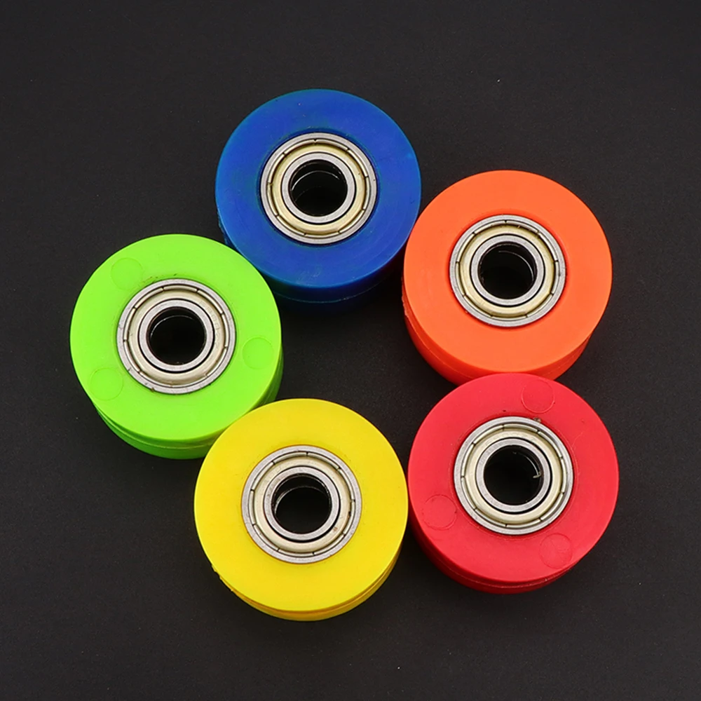 8mm 10mm Antriebs kette Rollen rolle Riemens cheibe Rad schieber Spanner Führung für Straßen rad Motorrad Motocross atv crf cr xr Moto Teile – Detail 2