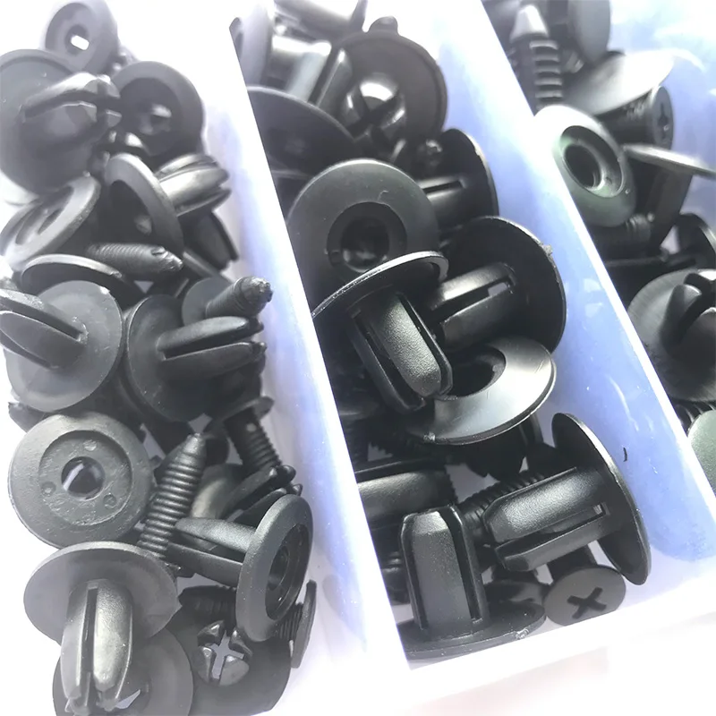 Auto Fastener Clips Car Clips Auto Fastener Mixed Body Push Retainer Pin Rivet Bumper Door Trim Panel Retainer Set For GM Ford Toyota Honda Chrysler