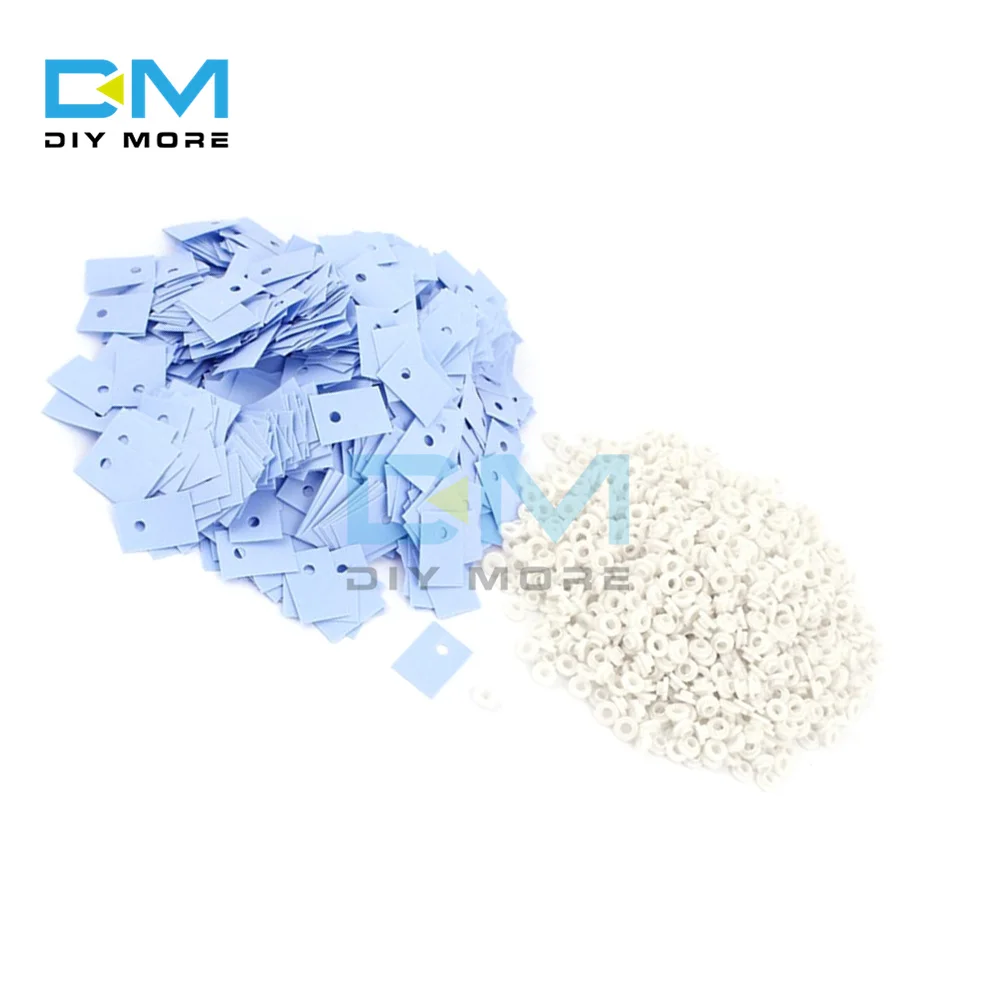 100Pcs TO-220 Transistor Plastic Insulation Washer + 100Pcs TO-220 Isolated Silicone Pad Sheet Strip 100Pcs TO-220 Transistor Plastic Insulation Washer + 100Pcs TO-220 Isolated Silicone Pad Sheet Strip