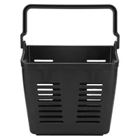 ABS Plastic Scooter Basket Mobility Scooter Front Basket Black For Electric Mobility Scooters Accessories for Shopping Traveling 2