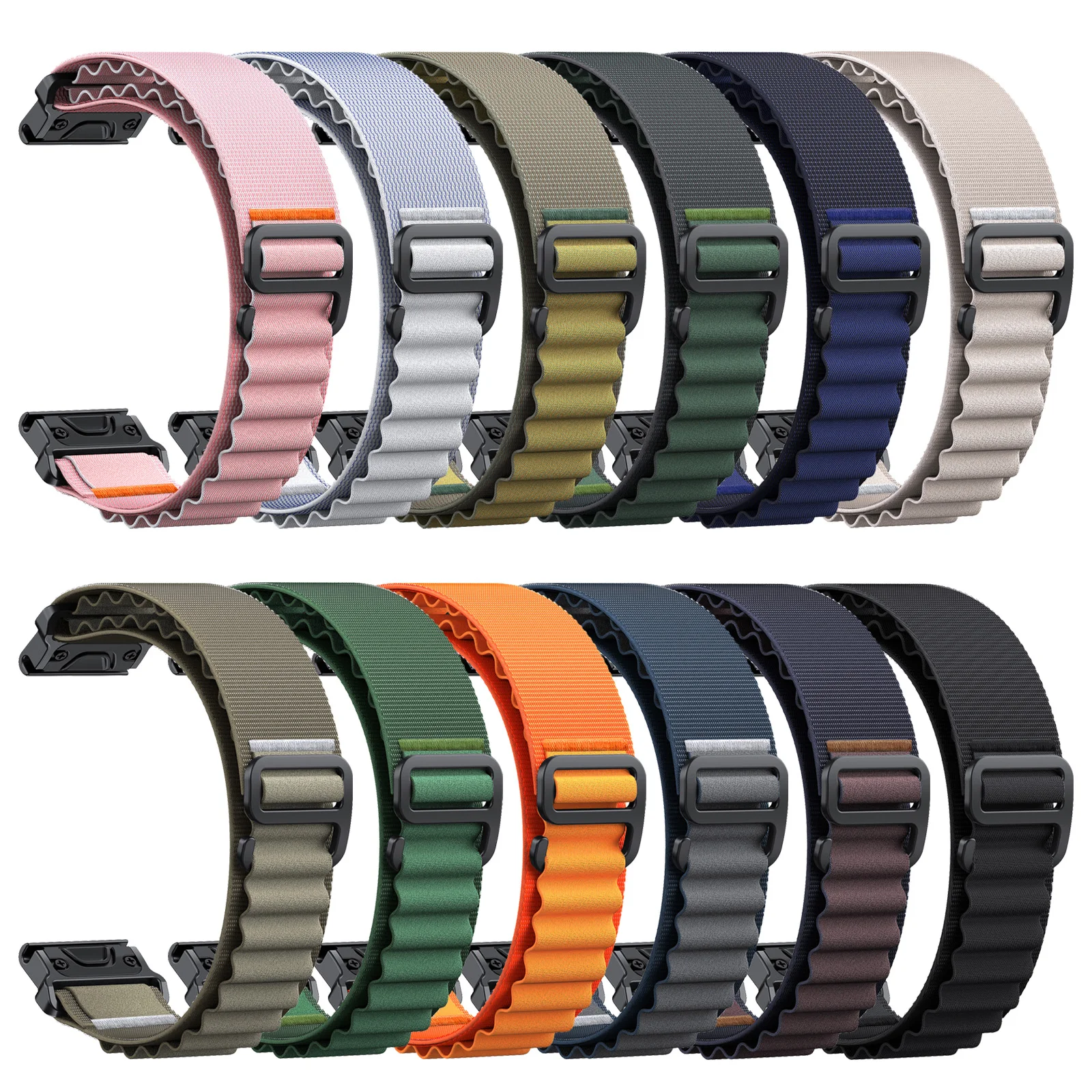 Nylon Quick Fit Loop Band - Durable and Versatile 22mm/26mm Strap