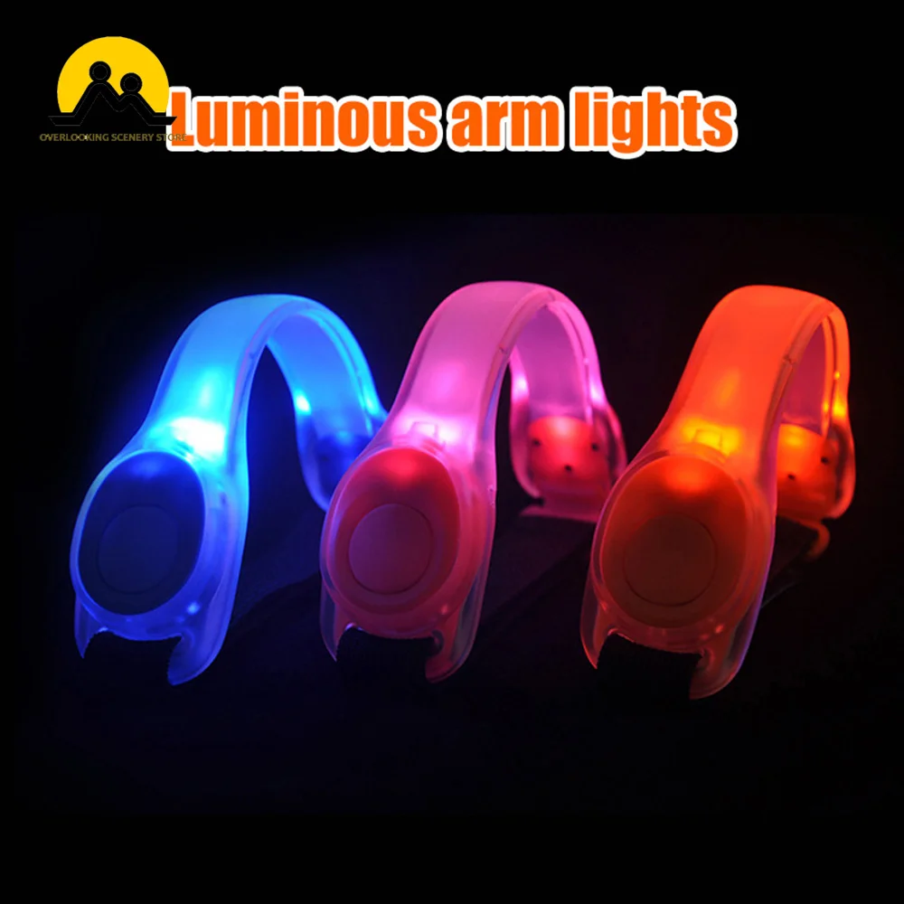 1Pcs LED Light Up Armband Flashing Belt Reflective Safety Warning Light Arm  band Wristband for Night Jogging Cycling Running - AliExpress