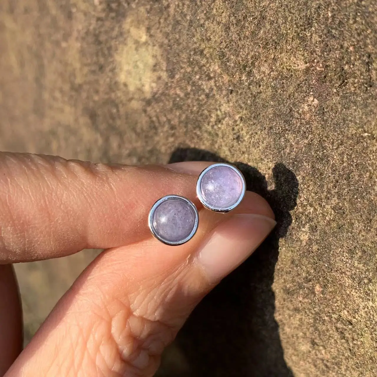 Natural Tanzanite Gemstone Stud Earrings for Women Solid 925 Sterling Silver Wedding Handmade Jewelry Fashion Gift For Girl New