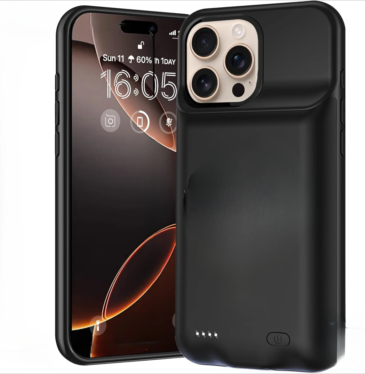 Power Case for iPhone 16 Pro Battery Charger Case Power Bank