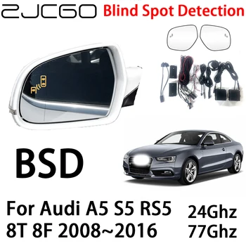 ZJCGO Car BSD Radar Warning System Blind Spot Detection Safety Driving Alert for Audi A5 S5 RS5 8T 8F 2008~2016 1