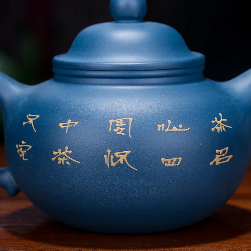 Zisha Teapot Yixing Handmade Pot Kung-fu Teaware Purple Clay Drinkware For Puer Green Black Chinese Tea Qingni Hequ Rongtian