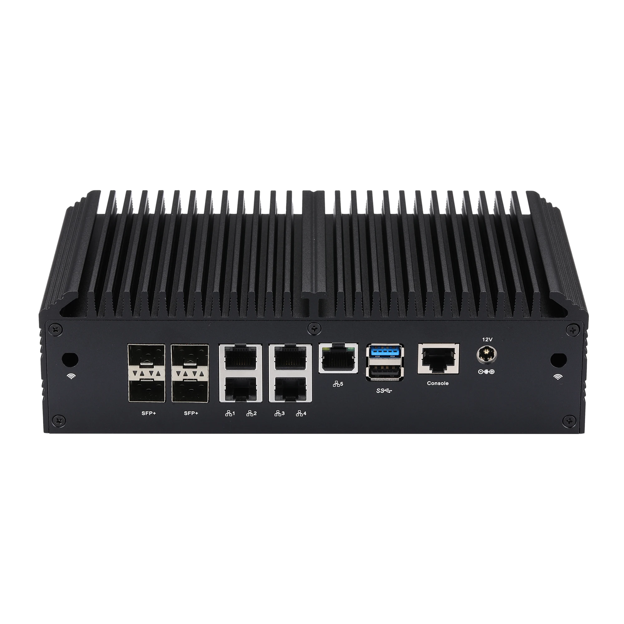 Free Shipping Qotom Q20331G9 Mini PC 5*2.5G Lan 4 SFP+ Atom Fileserver C3338R C3558R C3758 C3758R Firewall Router Mini PC Server