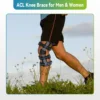 Knee Brace for ACL/MCL/PCL/Ligament Injury, Meniscus Tear, Joint Pain Relief - Functional ACL Knee Support Brace for Men & Women 6