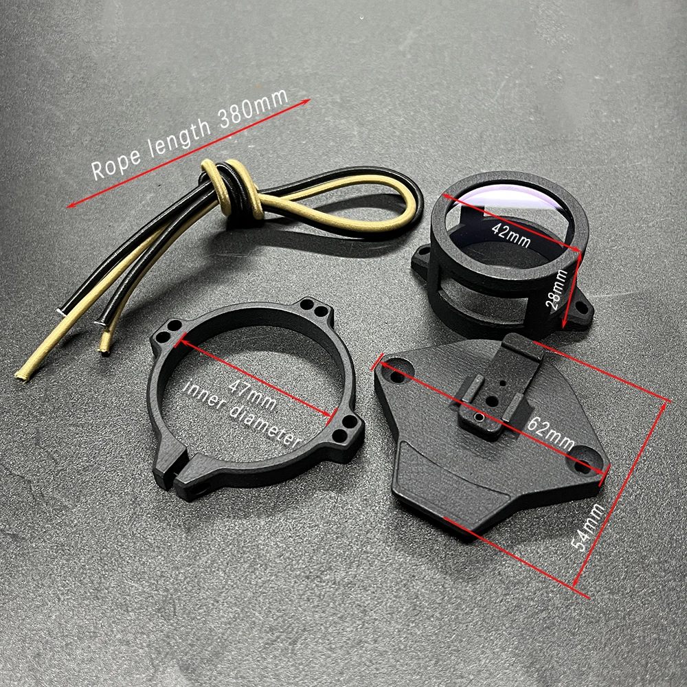 Night Vision Goggles Lens Cap Protective Cover Aperture Cap Lens Hood PVS-14 NVG Accessories for PVS-7/DTNVG/DTNVS/RNVG/RPNVG