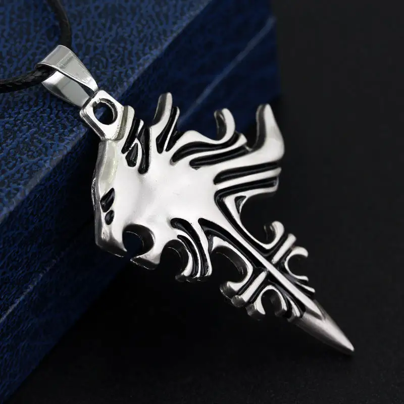 Final Fantasy VIII Chain Necklace Sleeping Lion Heart Griever