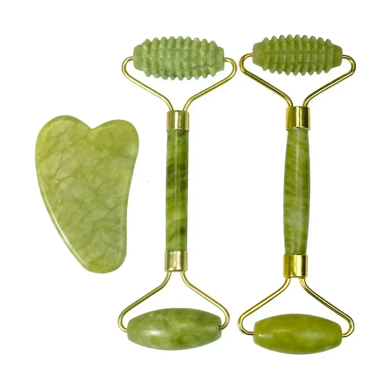 Facial Smoothness Jade Roller & Gua Sha Skin Care Tool Set