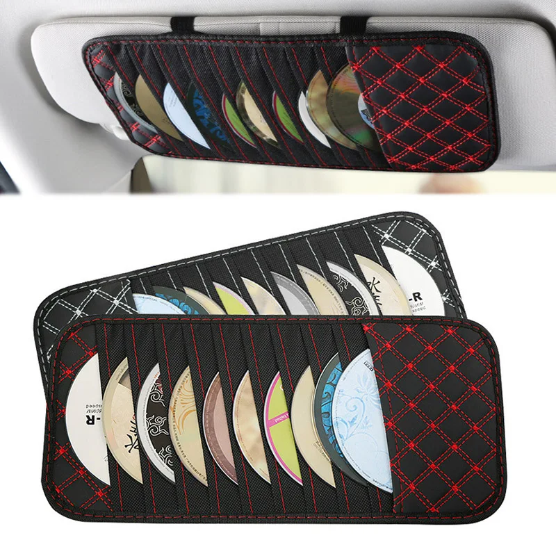 CD DVD Storage Case Bag Holder Vehicle Organizer