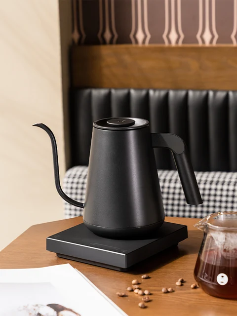 Timemore Fish Pro X 900ml Competition Temperature Control Pot Stainless Steel Electric Hand Flushing Pot Hand Brewed Coffee Pots 4