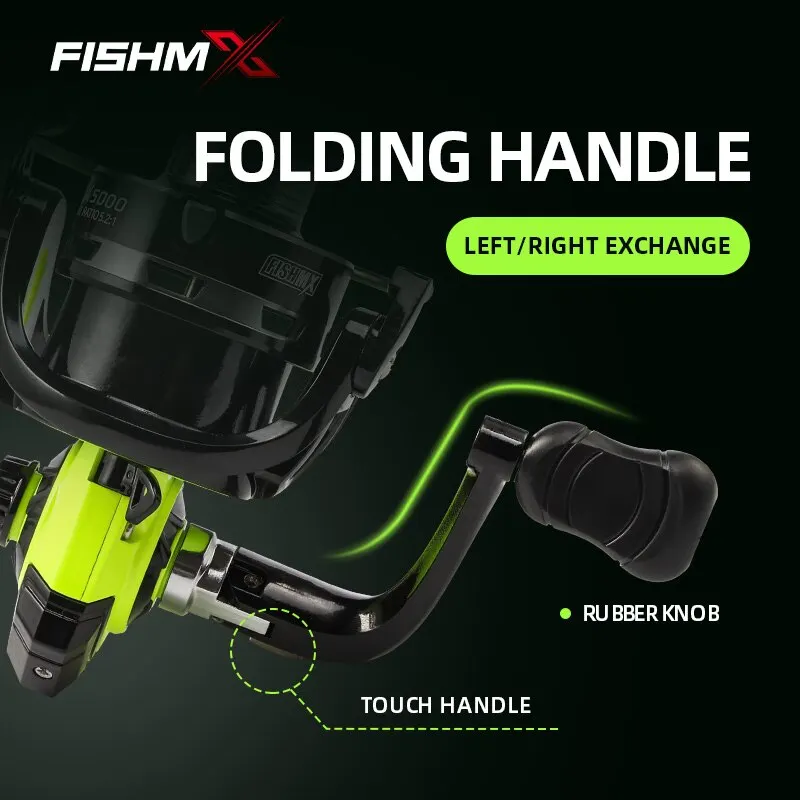 Fishmx Fishing Reel Full Metal Spool Grip Saltwater Freshwater