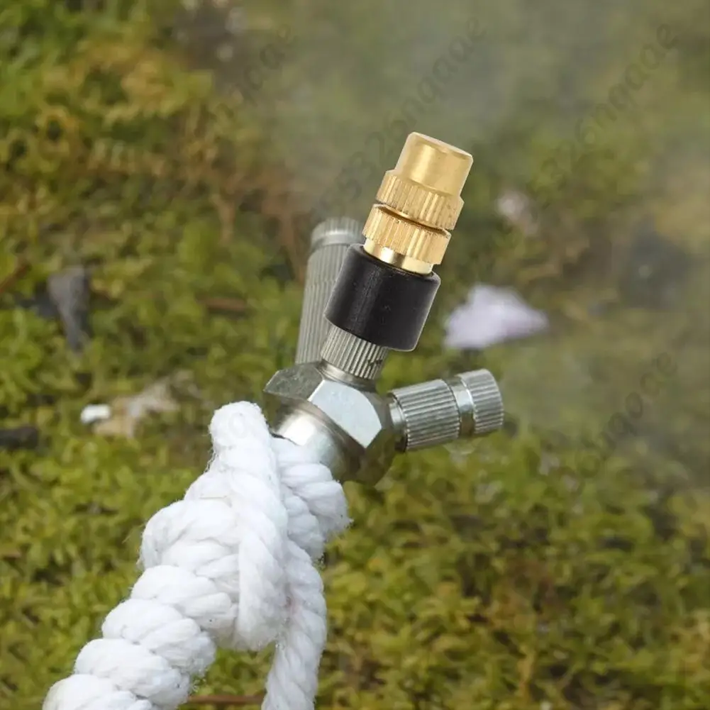 Garden Micro Sprinkler Adjustable Dripper Drip Head Brass Spray Nozzle Irrigation Supplies 10-100PCS
