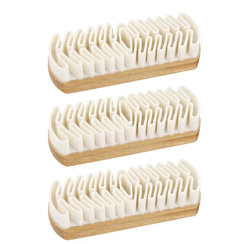Leather Brush For Suede Boots Bags Scrubber Cleaner White Rubber Crepe Shoe Brush Household Necessary 6