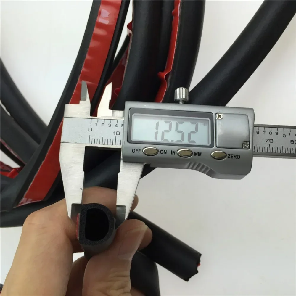 4 미터 400cm 자동차 소음 및 먼지 차단 스트립 접착 스트립 설치 12mm X14mm 포장 무료 배송