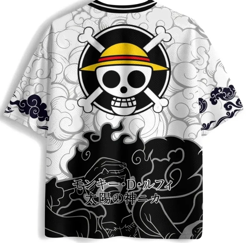 2026 신상 여름 일본 애니메이션 원피스 조로 루피 3D 속건 티셔츠 플러스 사이즈 남녀 아동용 상의 저지 선물