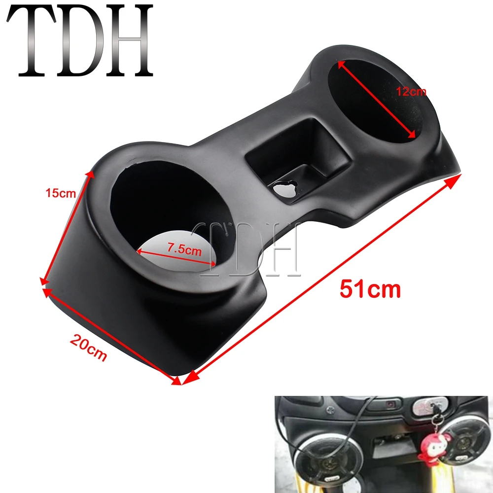 

Motorcycle Scooter Black Speaker Trim Guard Woofer Box Audio Horn Cover For SYM Voyager GTS 125 250 300 GTS125 GTS250 GTS300
