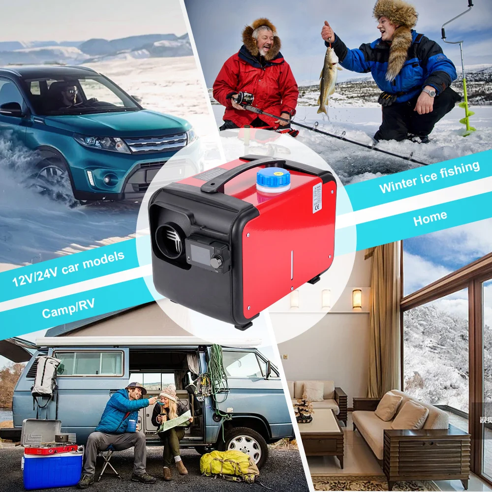 Portable Bluetooth Diesel Heater for Trucks, RVs & Indoor Use | 8KW Power | Multi-Voltage