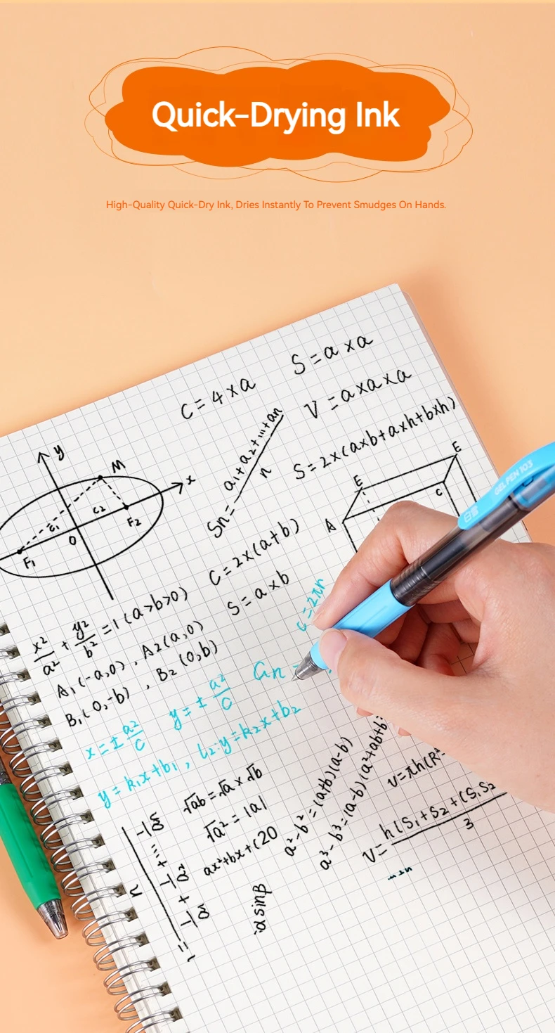 Mehrfarbige 0,5-mm-Gelstifte im Set für Kunst, Markierung, Büro und Schule - Sortierte Farben im Paket – Detail 6