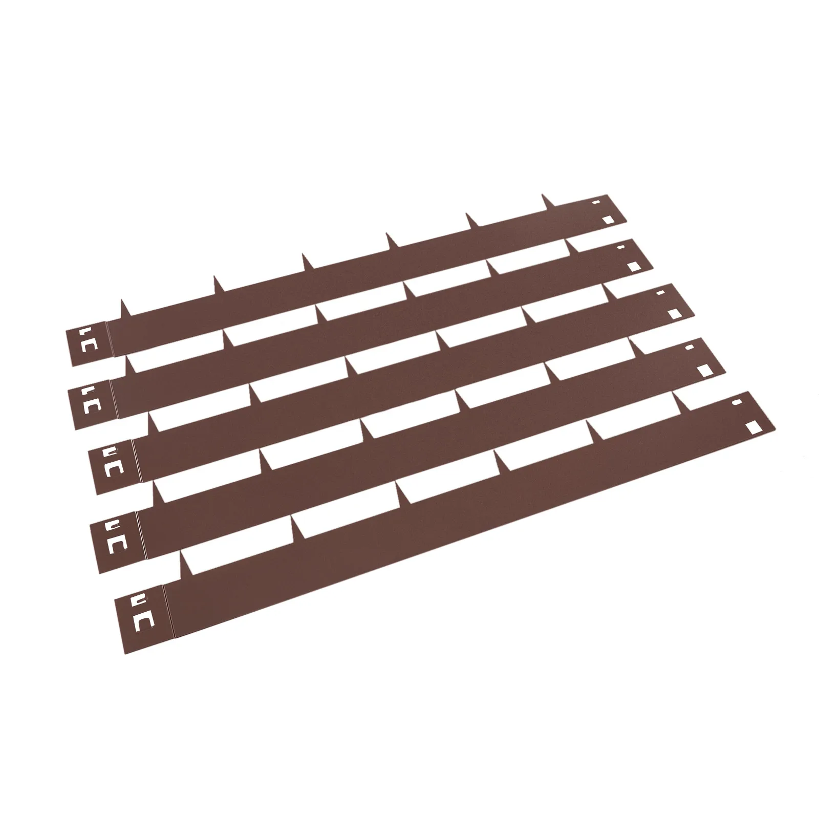 5PCS Metal Landscape Edging Steel Lawn Edging Garden Border Yard Barrier 3"* 39" for Gardens Paths Lawns Outdoor Patios